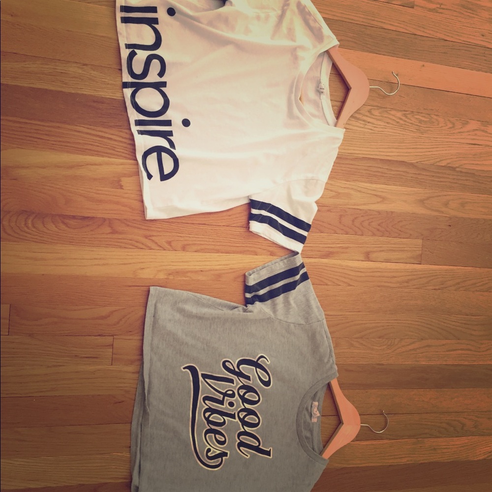 Two very cute crop tops